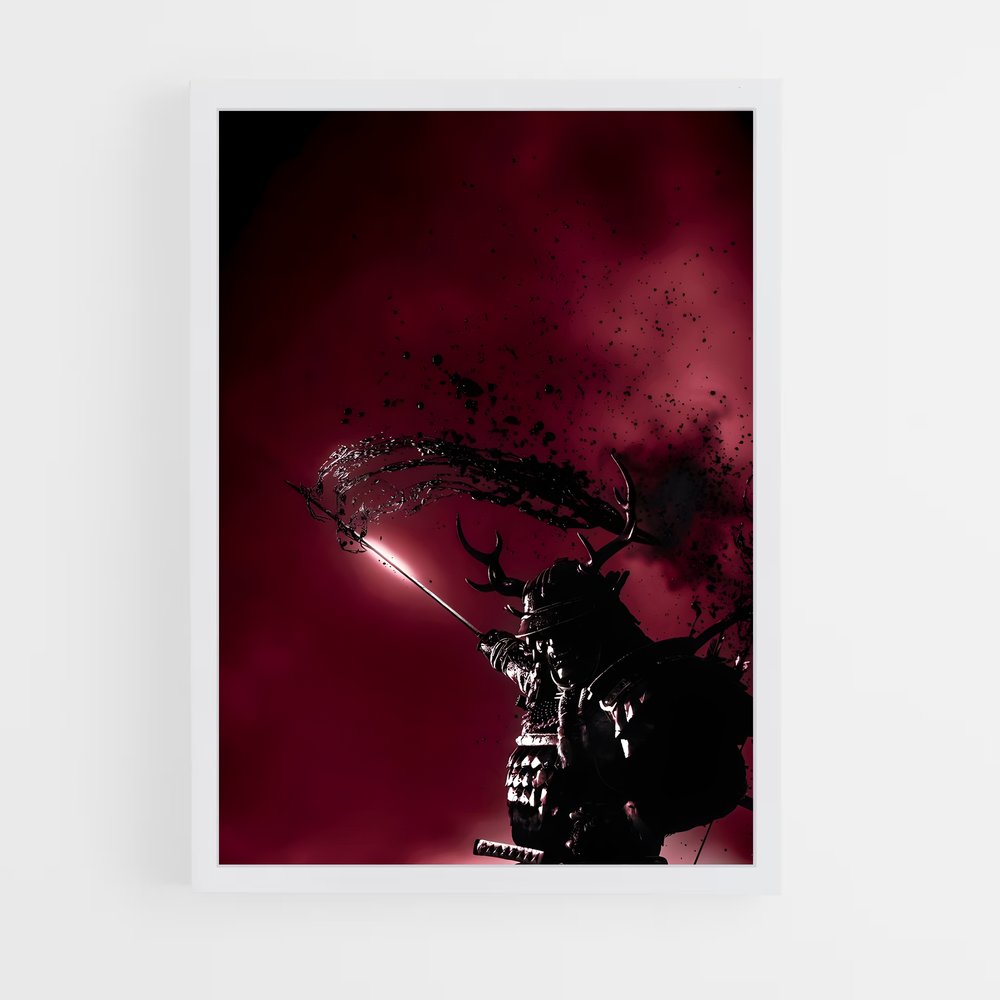 Poster Ombres de Samouraï – affiche Ghost of tsushima (vue 3)
